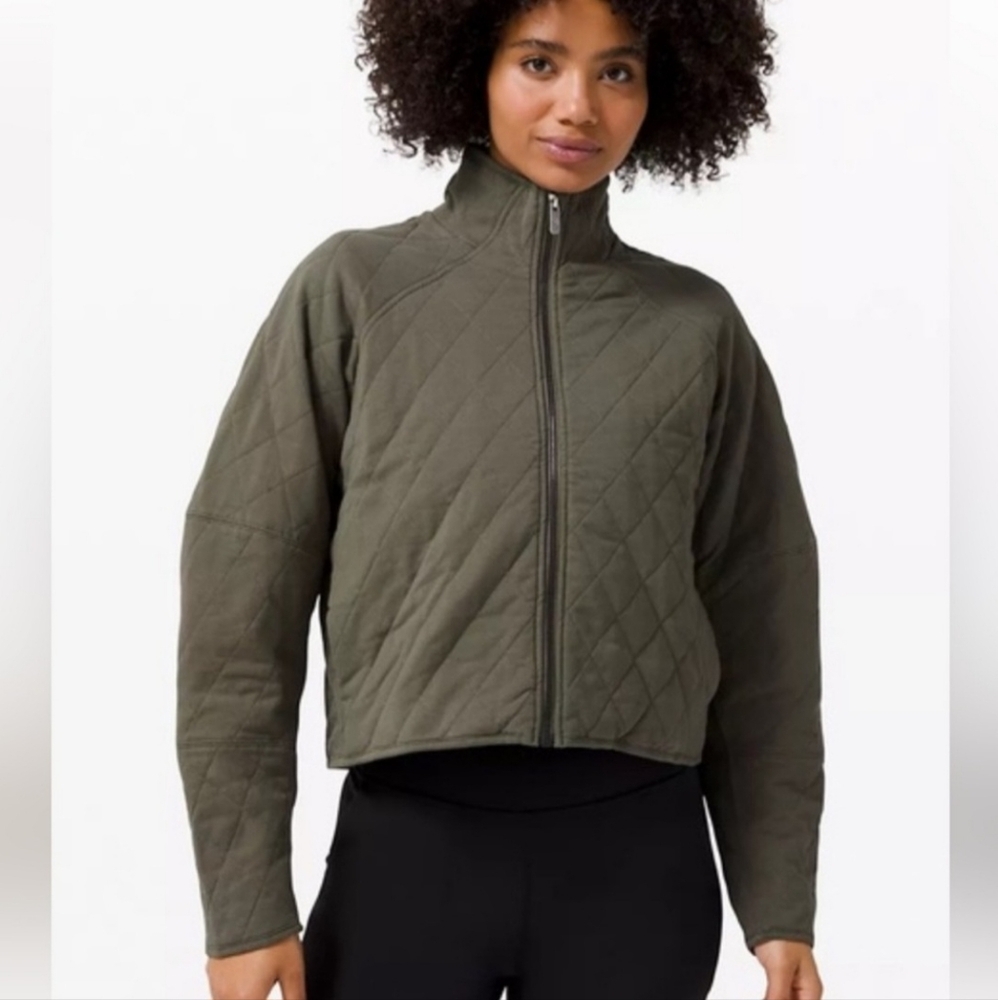 lululemon athletica Olive Bomber Jacket